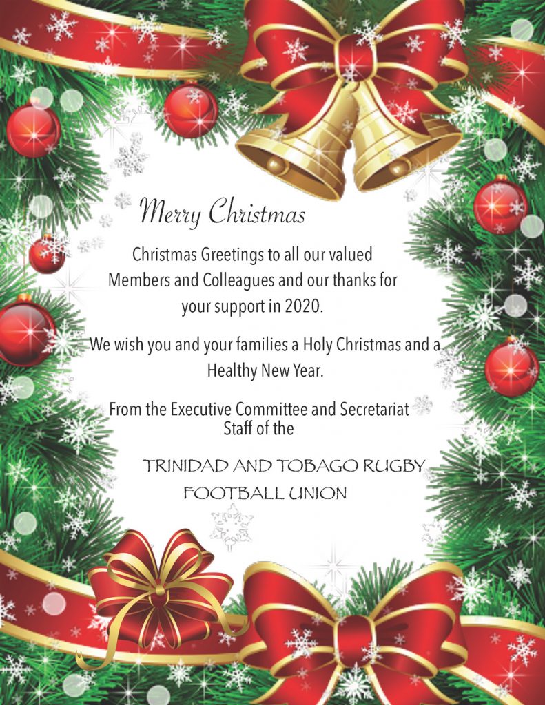 Season’s Greetings – Trinidad & Tobago Rugby Union